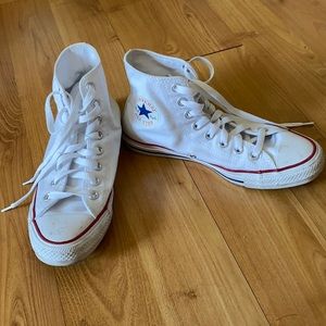 White High Top Converse